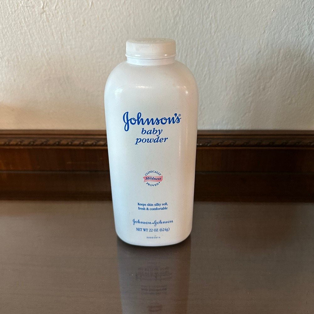 Johnsons Baby Powder 22oz Original Talc Formula Discontinued HALF FULL